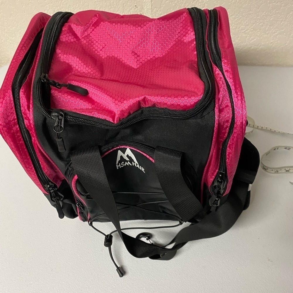 Pink and Black Women's Bowling Ball Bag - Picture 4 of 9